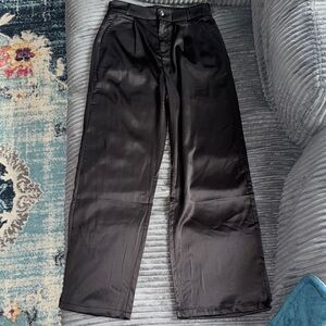 Women’s Satin Pants Wide Leg Pants